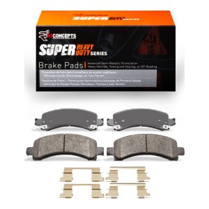 Cadillac Escalade ESV Brake Pads - Rear - R1 Concepts - Super Duty - `02-`14